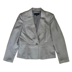 Evan-Picone Gray Blazer Jacket Sz 10